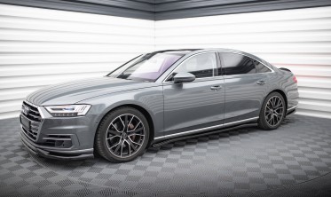 Тюнінгові накладки (лістви)  під бічні пороги Audi A8 D5 фото