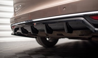 Тюнінговий дифузор (юбка) на задній бампер Chrysler Pacifica Mk2 фото