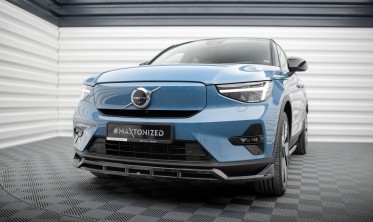Тюнинговая накладка на передний бампер (тюнинг обвес) Volvo C40 Mk1 фото