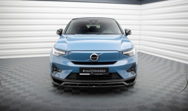 Тюнинговая накладка на передний бампер (тюнинг обвес) Volvo C40 Mk1 фото