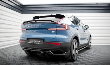 Тюнінговий дифузор (накладка) на задній бампер Volvo C40 Mk1 фото