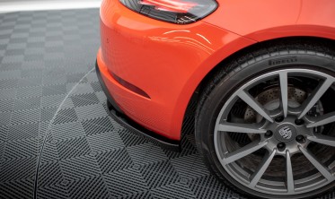 Тюнінговий дифузор (накладка) на задній бампер Porsche 718 Cayman 982c фото