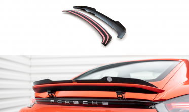 Тюнинговая накладка на спойлер багажника Porsche 718 Cayman 982c фото