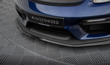 Тюнінгова накладка на передній бампер (тюнінг обвіс) Porsche 718 Cayman 982c GT4 RS фото
