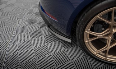 Боковые тюнинг накладки на задний бампер Porsche 718 Cayman 982c GT4 RS фото