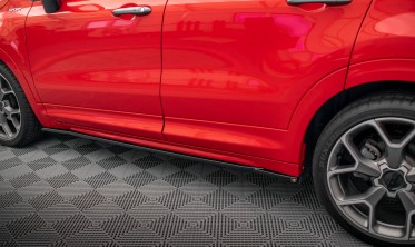 Тюнинговые накладки (листвы) под пороги Fiat 500X Mk1 рестайл Sport фото