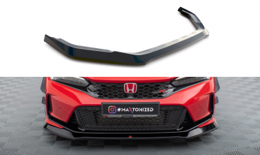 Тюнинговая накладка (сплиттер) на передний бампер Honda Civic Mk11 Type-R вар. 1 фото