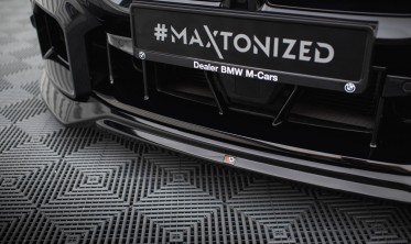 Тюнінгова накладка (юбка) на передній бампер BMW M2 G87 вар. 1 фото