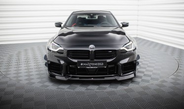 Нижня тюнінг накладка на передній бампер BMW M2 G87 вар. 2 фото