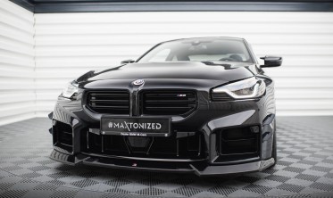 Нижня тюнінг накладка на передній бампер BMW M2 G87 вар. 2 фото