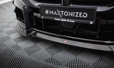 Нижня тюнінг накладка на передній бампер BMW M2 G87 вар. 2 фото