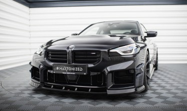 Передний тюнинг диффузор (губа) на бампер BMW M2 G87 вар. 3 фото
