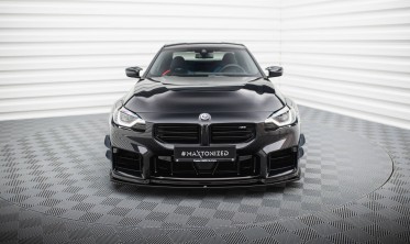 Накладка на передний бампер (тюнинг обвес) BMW M2 G87 вар. 4 фото