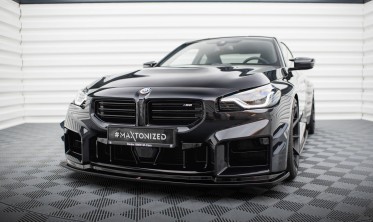 Накладка на передний бампер (тюнинг обвес) BMW M2 G87 вар. 4 фото