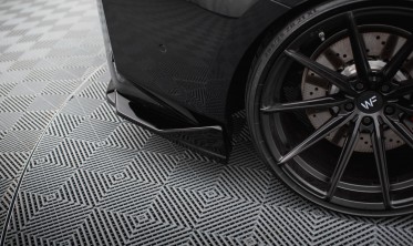 Боковые тюнинговые диффузоры заднего бампера BMW M2 G87 вар. 2 фото