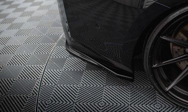Бокові тюнінг дифузори заднього бампера BMW M2 G87 вар. 3 (під диф. BM-M2-G87-RS1) фото
