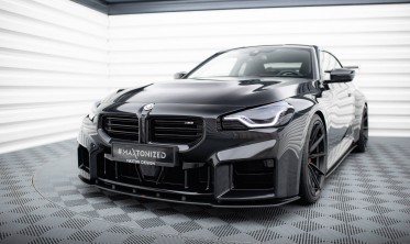 Нижний диффузор на передний бампер Street Pro BMW M2 G87 вар. 1 фото