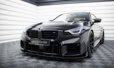 Передняя нижняя тюнинг накладка на бампер Street Pro BMW M2 G87 вар. 2 фото