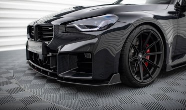Передняя нижняя тюнинг накладка на бампер Street Pro BMW M2 G87 вар. 2 фото
