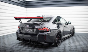 Нижние боковые диффузоры на задний бампер Street Pro BMW M2 G87 вар. 2 фото