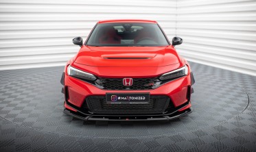 Тюнінговий дифузор на передній бампер Honda Civic Mk11 Type-R вар. 2 фото