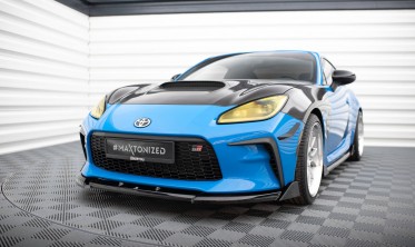 Тюнинговый нижний диффузор (элерон) на передний бампер Toyota GR86 Mk1 / Subaru BRZ Mk2 вар. 3 фото