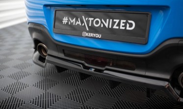 Тюнінговий дифузор (спліттер) на задній бампер Toyota GR86 Mk1, Subaru BRZ Mk2 вар. 1 фото