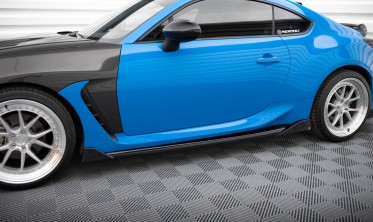 Боковые тюнинг диффузоры на пороги Toyota GR86 Mk1, Subaru BRZ Mk2 вар. 3 фото