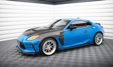 Боковые тюнинг диффузоры на пороги Toyota GR86 Mk1, Subaru BRZ Mk2 вар. 3 фото