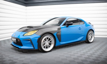 Бокові тюнінг накладки (лістви) під пороги Street Pro Toyota GR86 Mk1, Subaru BRZ Mk2 вар. 1 фото
