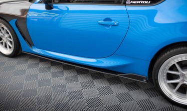 Тюнинговые диффузоры под боковые пороги Street Pro Toyota GR86 Mk1, Subaru BRZ Mk2 вар. 2 фото