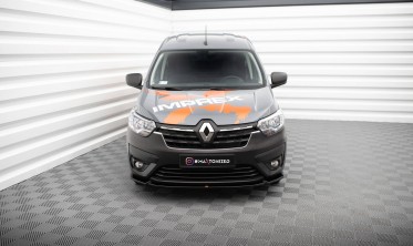 Тюнинговая накладка (юбка) на передний бампер Renault Express Mk2 фото