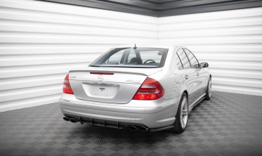 Центральный диффузор на задний бампер Street Pro Mercedes-Benz E 55 AMG W211 фото