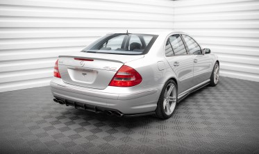 Центральный диффузор на задний бампер Street Pro Mercedes-Benz E 55 AMG W211 фото