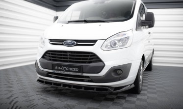Тюнинговая накладка (элерон) на передний бампер Ford Transit Custom Mk1 фото