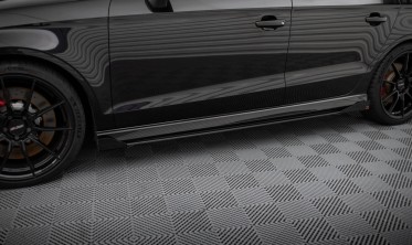Тюнінгові лістви + бокові накладки на пороги Street Pro Audi RS3 8V Sedan рестайл фото