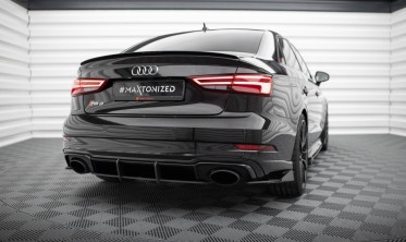 Комплект бокових накладок на задній бампер Street Pro Audi RS3 8V Sedan рест. фото