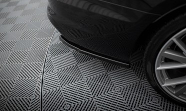 Боковые тюнинг накладки заднего бампера Audi S4 B9 рестайл фото