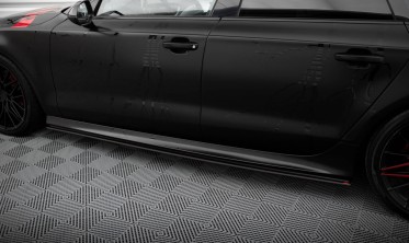 Нижні дифузори Street Pro під бокові пороги для Audi A7 C7 S-Line фото
