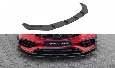 Нижний диффузор Street Pro на передний бампер Mercedes-Benz A 45 AMG Aero W176 фото
