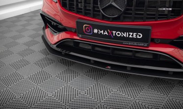 Нижній дифузор Street Pro на передній бампер Mercedes-Benz A 45 AMG Aero W176 фото