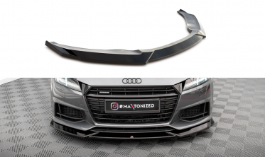 Тюнінгова накладка (губа) на передній бампер Audi TT 8S S / S-Line вар. 1 фото