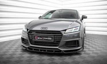 Дифузор на передній бампер (обвіс Maxton Design) Audi TT 8S S / S-Line вар. 2 фото