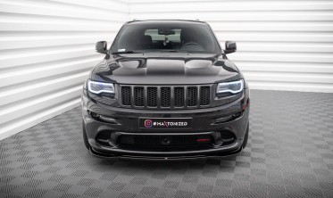 Тюнінгова накладка (губа) на передній бампер Jeep Grand Cherokee WK2 SRT рестайл фото