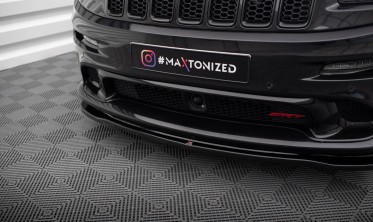 Тюнінгова накладка (губа) на передній бампер Jeep Grand Cherokee WK2 SRT рестайл фото