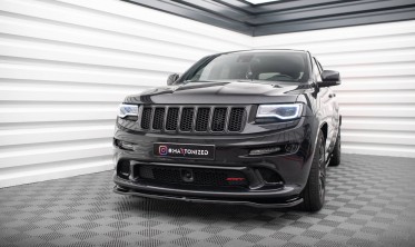 Тюнінгова накладка (губа) на передній бампер Jeep Grand Cherokee WK2 SRT рестайл фото