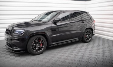 Накладки (лістви) на бокові пороги Jeep Grand Cherokee WK2 SRT рестайл фото