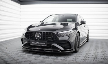 Нижняя тюнинг накладка переднего бампера Mercedes AMG A35 W177 рестайл фото