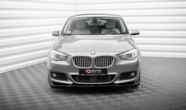 Тюнинговая накладка (юбка) на передний бампер BMW 5 GT F07 M-Pack фото