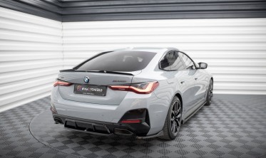 Бокові елерони (накладки) на край заднього бампера BMW M440i Gran Coupe G26 вар. 2 фото